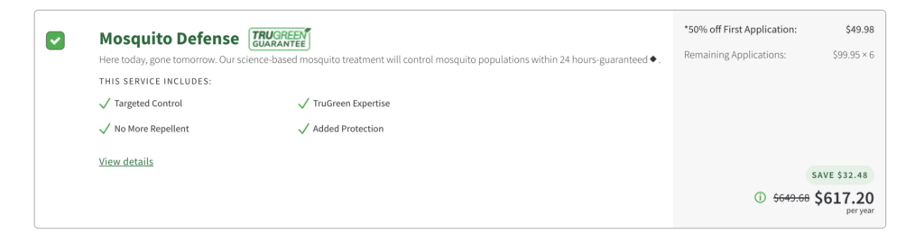 How Much Does TruGreen Mosquito Pest Control Cost?